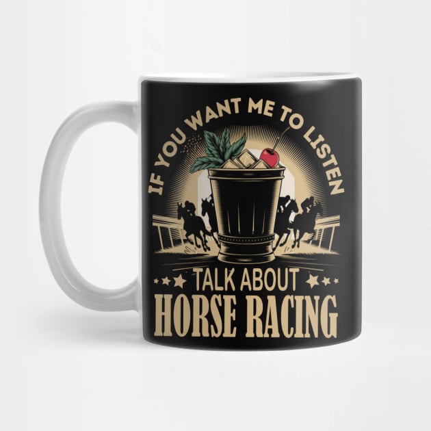 Funny Quote derby party horse race by BEZZAIM